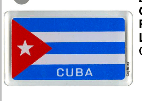 Cuban Flag Magnet