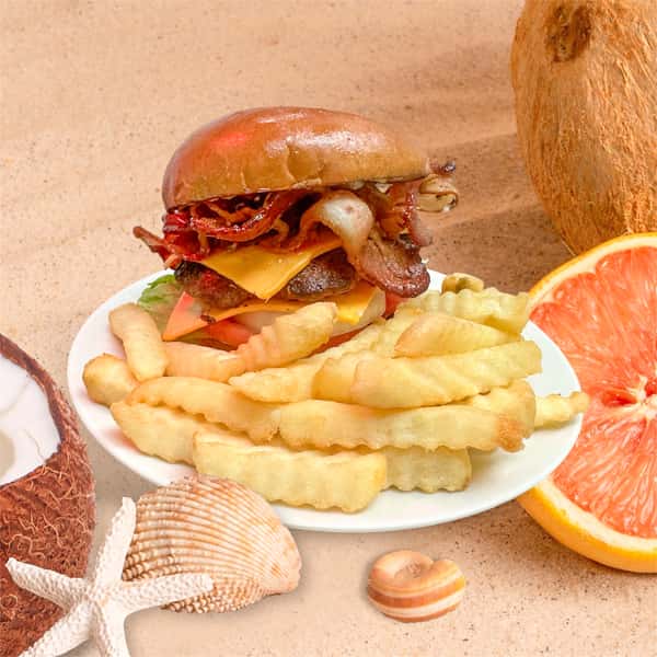 Bacon Cheeseburger & Fries