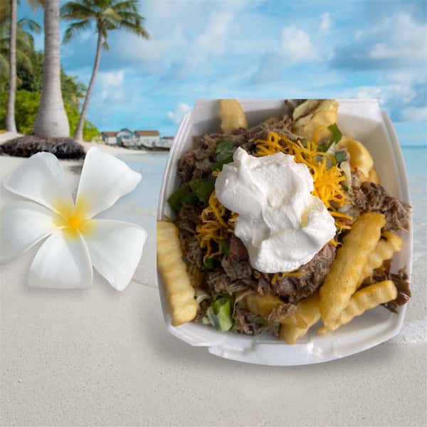 Loaded Kalua Pork Fries