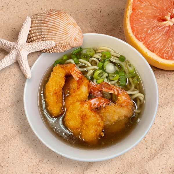 Breaded Fried Shrimp Saimin