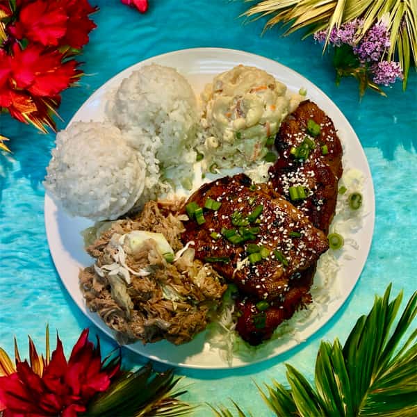 BBQ PORK MIX PLATE