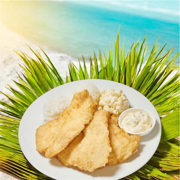 Breaded Fried Fish Plate