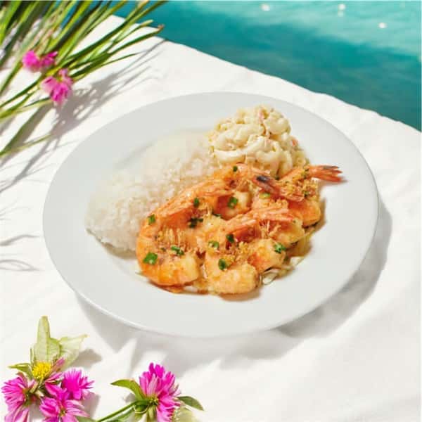 Garlic Shrimp Plate