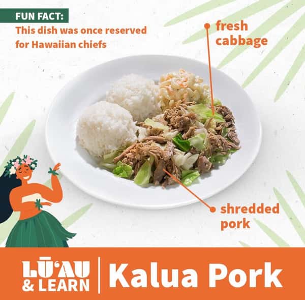 KALUA PORK W/CABBAGE PLATE