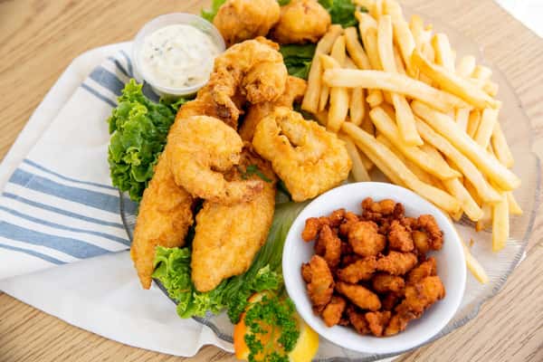 fish and chips combo plate