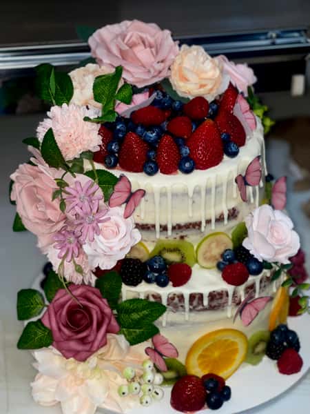 2 Tiered Cake (8 inch, 12 inch)