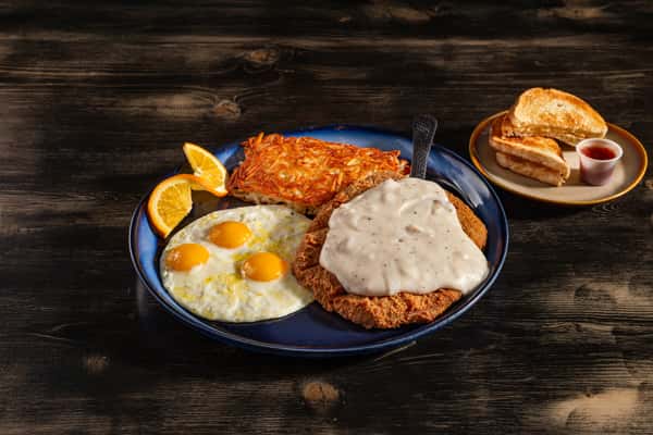 Chicken Fried Steak & Eggs