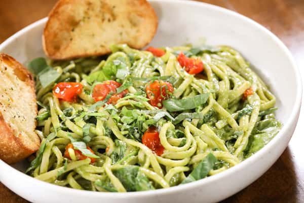 Pasta with Pesto Crema