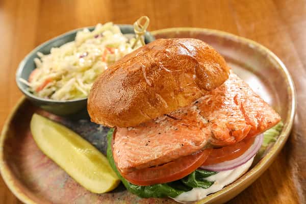*Wild Alaskan Sockeye Salmon Sandwich