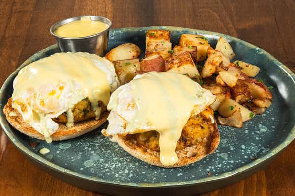 *Crabcake Benedict