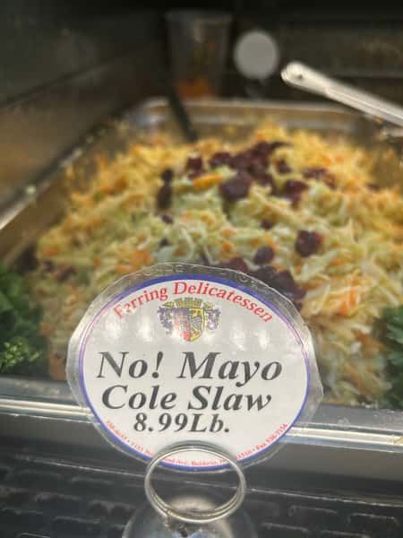 No! Mayo Cole Slaw