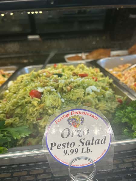 Orzo Pesto Salad