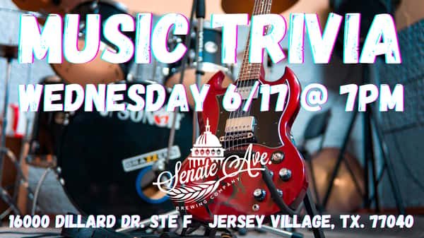 Music Trivia Senate Avenue Brewing June 17th