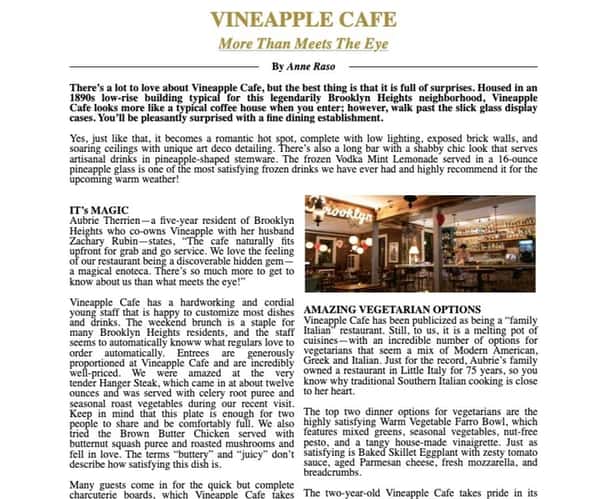NY lifestyles magazine screenshot