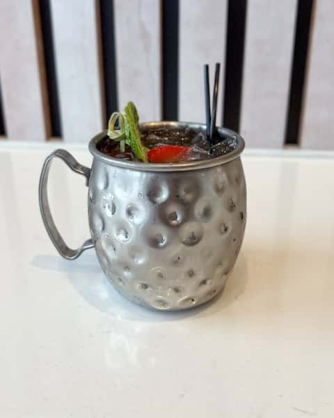 Strawberry Basil Mule