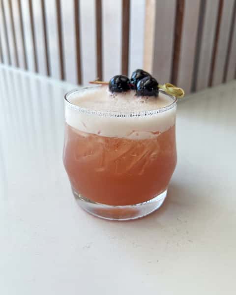 Blushing Whiskey Sour