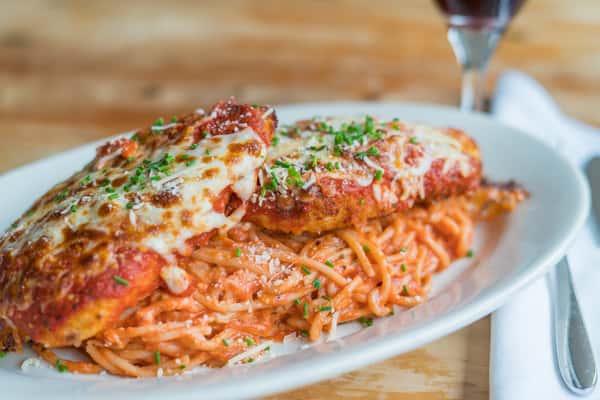 Double Breasted Chicken or Veal Parmesan