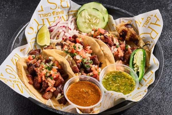 TACOS DE CHICHARRON