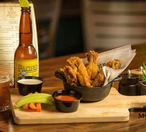 Slow Cooked Chicken Wings Everyday Menu Patrick Molloys Irish