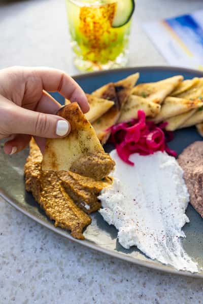 Pita and hummus