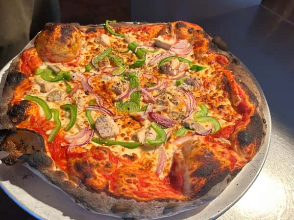 Pesto Chicken Pizza