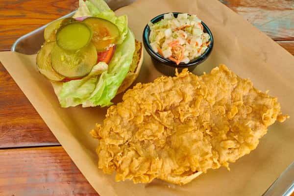 Midwestern Pork Tenderloin Sandwich