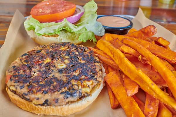 Homemade Black Bean Burger