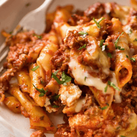 Baked Ziti with Meat Sauce Hot Box Meal
