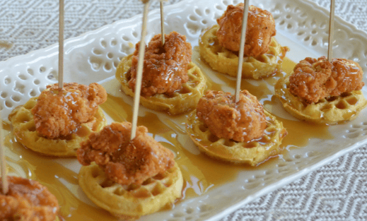 Mini Chicken and Waffles