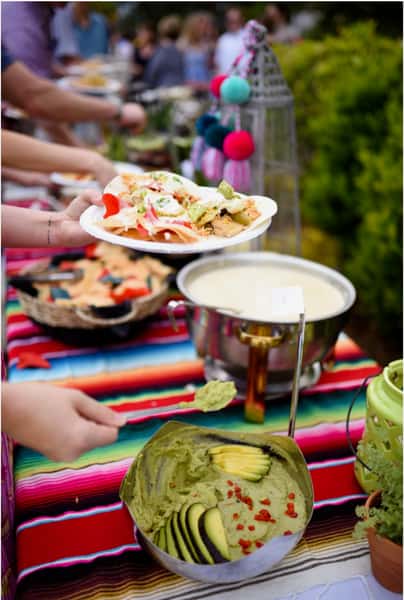 Mexican buffet - rehearsal dinner