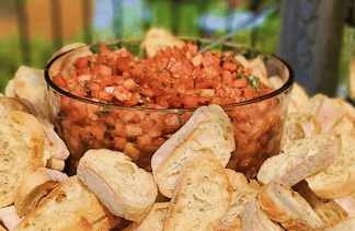 Tomato and Garlic Bruschetta