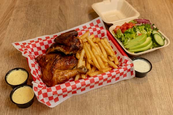 half chicken meal