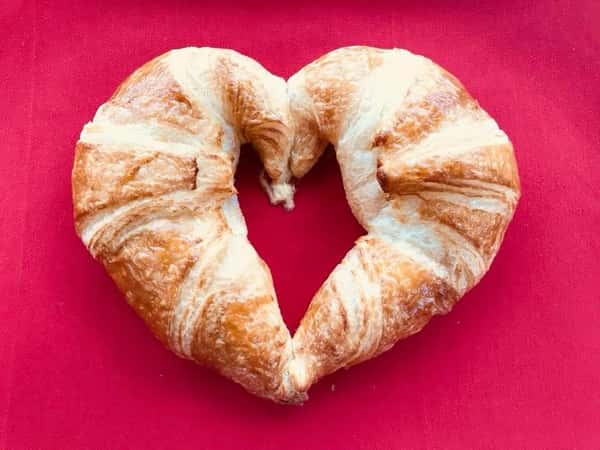 heart shaped croissant