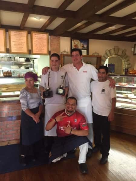 employees posing for a picture