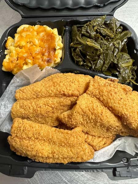 2 Whole Catfish (5-7oz) Filets Dinner