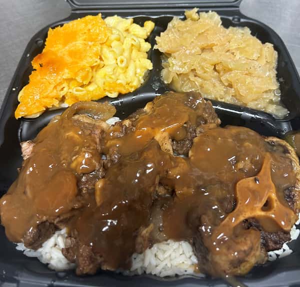 smothered oxtail