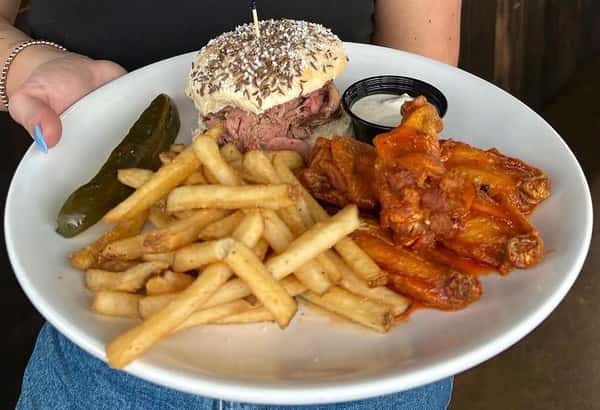 Beef on Weck & Wings