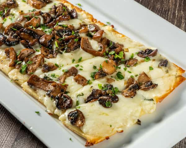 White Sauce Mushroom Flatbread