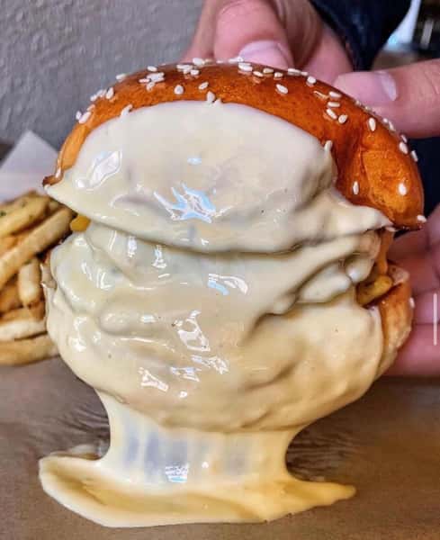 Cheese Dipped Burger