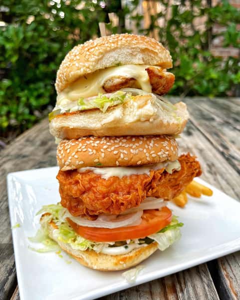 Grilled Chicken and Fried Chicken Sandwiches
