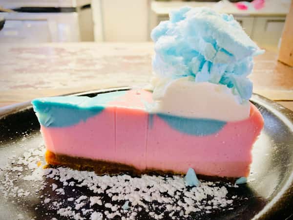 Cotton Candy Cheesecake