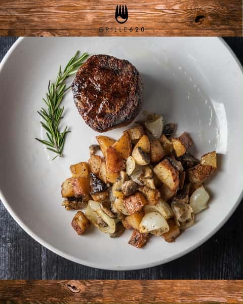 Celebrate National Filet Mignon Day the Grille 620 way. 🥩
Stop by and enjoy our hand-cut 8 oz. Filet Mignon — tender, refined, and prepared with the care and precision that make steak night feel special.
Join us tonight and make it a classic.
#Grille620 #FiletMignon #EllicottCityEats