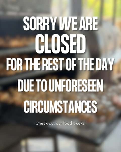 We regret to inform you that OLD CITY will be closed for the rest of the day due to unforeseen circumstances.

But don’t worry, tomorrow you can still enjoy some amazing food at our food trucks, which are ready to serve you delicious bites! 🚚🍔🌮

Thank you for your understanding, and please stay tuned for updates—we’ll keep you posted!
❤️ The OLD CITY Team
