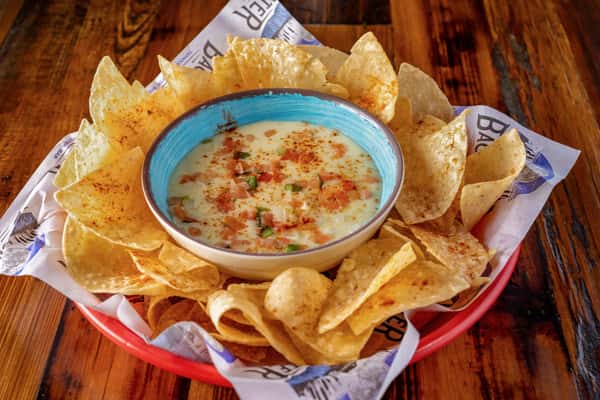 Queso, Chips and Pico