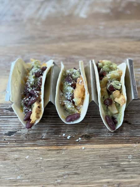 Bean, Potato, and Cheese Taco