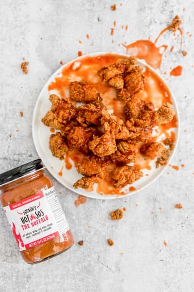 Buffalo Battered Chicken Bites
