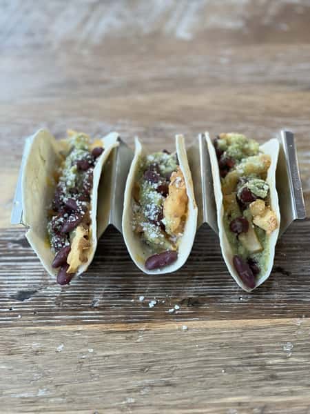 Bean, Potato , and Cheese Tacos
