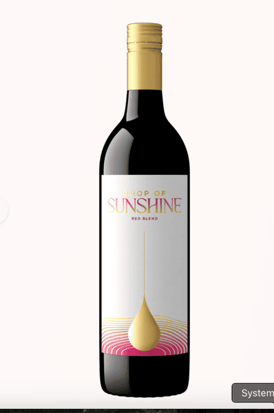 Drop of Sunshine Red Blend