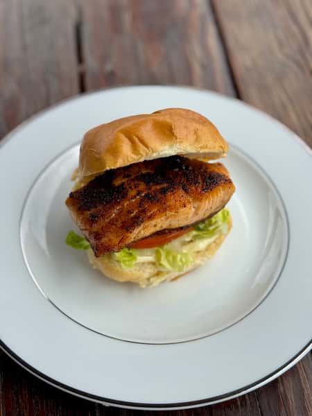 Grilled Salmon Sandwich