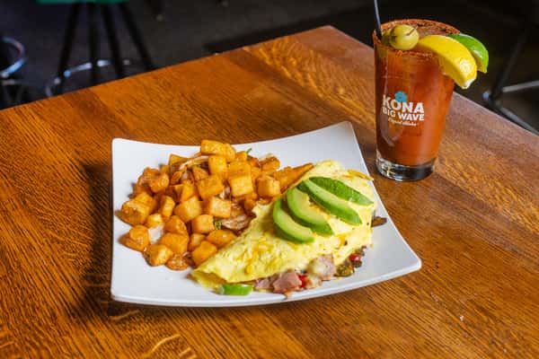 Build Your Own Omelet (Pick four items)